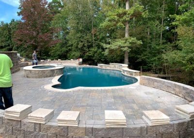 Southern Greenscapes Landscape Design & Construction | Fort Mill, Tega Cay, Rock Hill, Lake Wylie, Clover. Indian Land, Waxhaw, Weddington | falls creek court