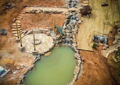 Southern Greenscapes Landscape Design & Construction | Fort Mill, Tega Cay, Rock Hill, Lake Wylie, Clover. Indian Land, Waxhaw, Weddington | pine moss lane
