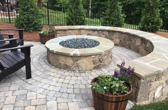 Southern Greenscapes Landscape Design & Construction | Rock Hill, SC | fire pit and patio