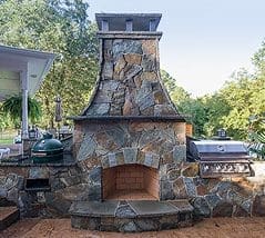Southern Greenscapes Landscape Design & Construction | Rock Hill, SC | fireplace