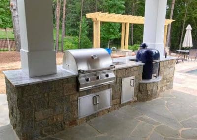 Southern Greenscapes Landscape Design & Construction | Rock Hill, SC | outdoor kitchen and patio