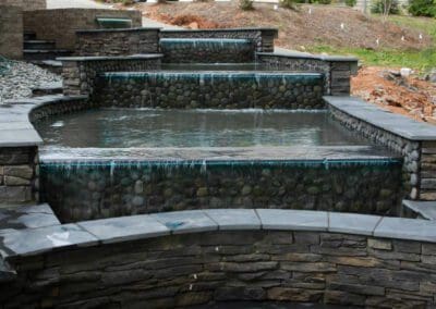 Southern Greenscapes Landscape Design & Construction | Rock Hill, SC | water feature complete